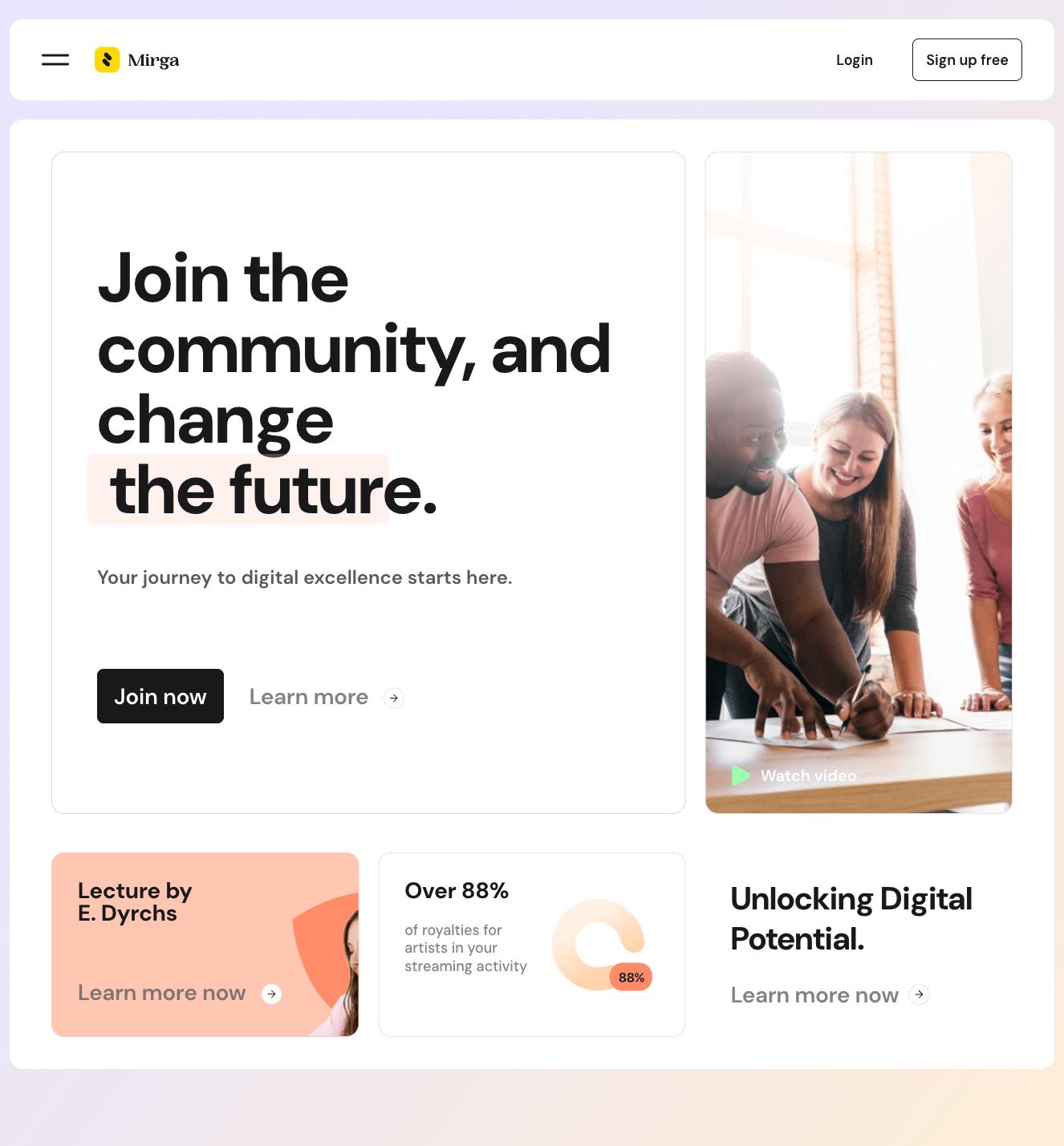 Bootstrap Hero section Component