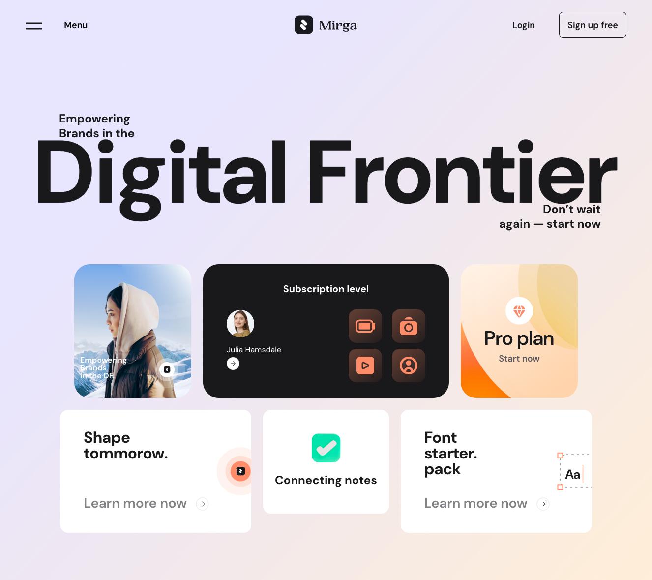 Hero section component #3