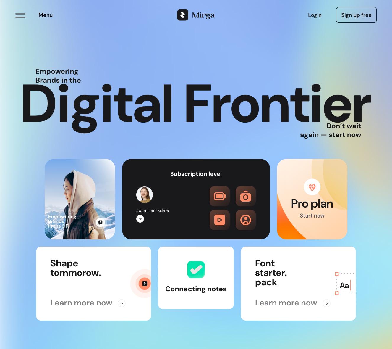 Hero section component #4