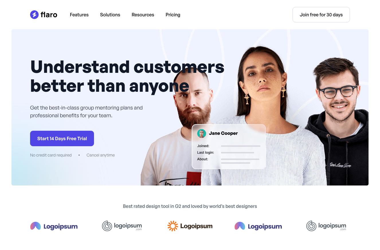 Hero section component #5