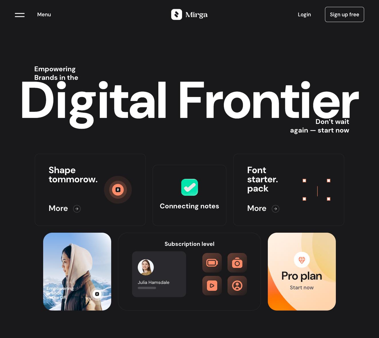 Hero section component #5