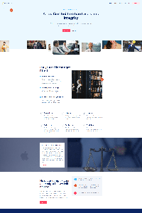 Justice Reliance Website Template for Law Firm